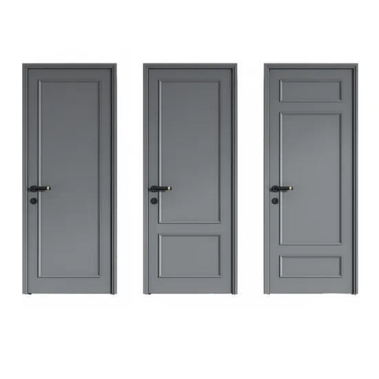 Porta d'ingresso elegante personalizzata in cartone Majoys con rivestimento interno/esterno in WPC