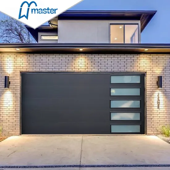 Top Sale CE Approved Modern Residential Commercial Sandwich Panel Automatic Insulated Electric Sectional Overhead Flush Steel Garage Door 