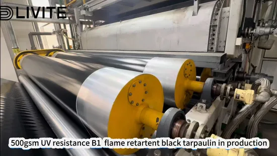 Telone impermeabile ignifugo ad alta resistenza Livite, telone in PVC rivestito durevole