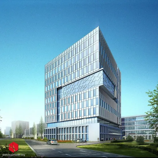 Facciata continua in vetro unitario personalizzabile per edifici commerciali