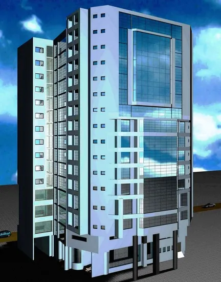 Decorazione architettonica per esterni di edifici, facciata metallica perforata, parete divisoria in alluminio, centro commerciale