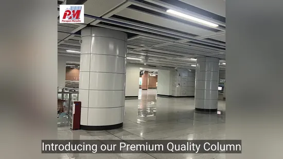 Rivestimento esterno in acciaio Corten con design tubolare